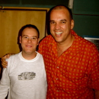 Keco Brandão e o compositor Moisés Santana