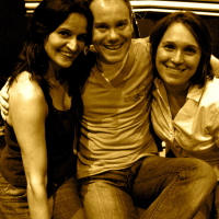 Na produtora Lua Nova com Marisa Silveira e Lucila Novaes