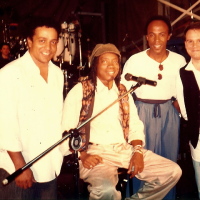 Com Milton Nascimento no programa "Cia da Música". (1994)